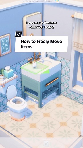 Sims 4 Building Tips: How to Freely Move Items Tutorial
