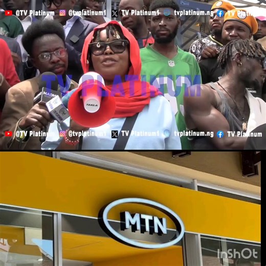 “I will advise every Nigerian to join this struggle because it affects our daily lives. How can I be paying ₦11,000 for data every two days? I’ve shown everyone here the receipt, this is th€ft.”— Mama P slams telecom over alleged data extortion as they protest at MTN office this afternoon in Abuja