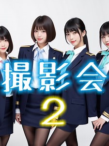 CA風美女たちの黒タイツ魅惑撮影会