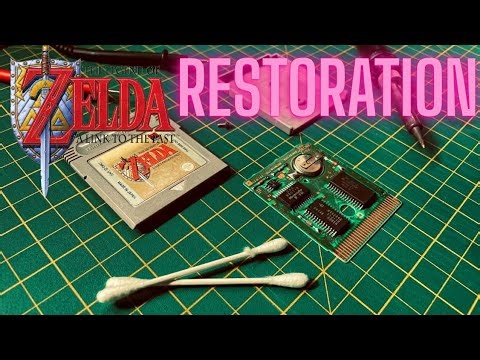 Restoring a vintage Gameboy Game - Repacing Gameboy Game Battery