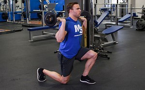 Barbell Reverse Lunge