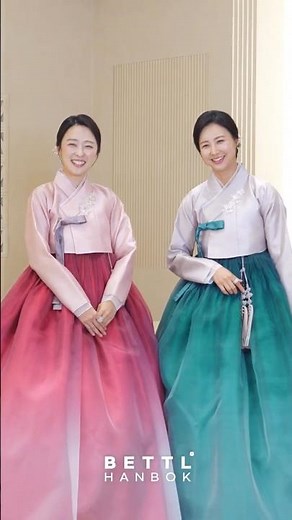 그라데이션 치마로 화려함을 더한 신상 혼주한복💗 #결혼식한복 #엄마한복 #shorts