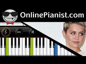 Miley Cyrus - Wrecking Ball Piano Tutorial