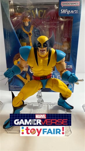 New SH Figuarts Wolverine Marvel vs Capcom - Bandai booth - NY Toy Fair 2026