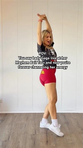 Lady Gaga inspired dance workout OUT NOW! #ladygaga #mayhemball #dancefitness #ladygagafans #shorts