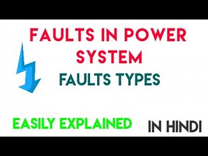 Types of faults in power system || BE ELECTRIFIGHTER