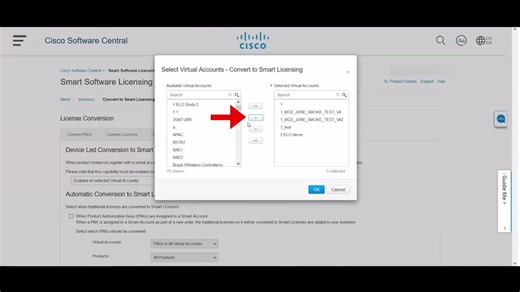 How can I perform a Device Led Conversion? - Cisco Video Portal