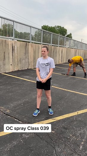 Police Academy Class 039 OC Spray Training