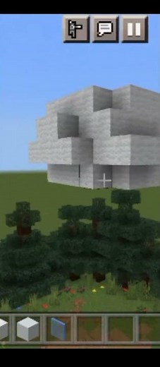 How to make a Cloud, Minecraft Build #shorts #minecraft #build