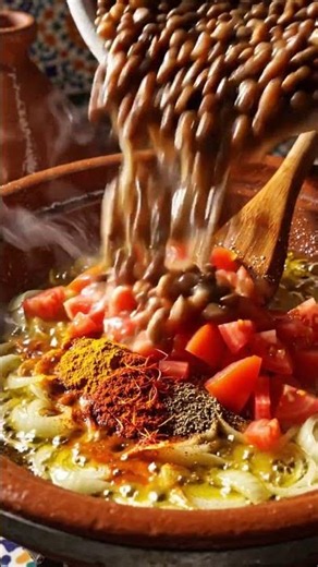 Delicious Moroccan Harira Soup | Easy Recipe 🍲 #asmr #recipe