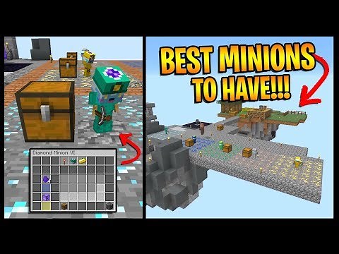 How To Get The BEST MINIONS On Hypixel Skyblock... *UPGRADES, TIERS, STORAGE TIPS!!!*