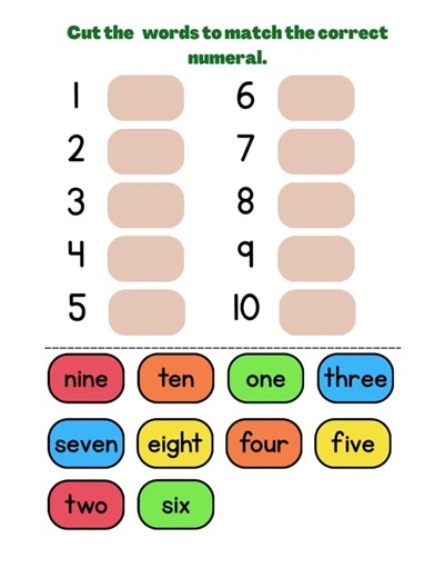 Cut & Paste Activity Book for Kids ✂️ #homeschoolactivities #earlylearning