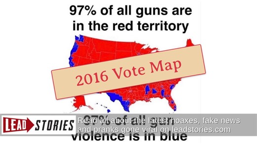 Fact Check: 97% Of Guns NOT In Areas Of US That Account For 3% Of Gun Violence	 | Lead Stories