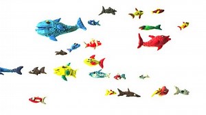 Cartoon Fish Under Sea Clay Loop Stock Footage Video (100% Royalty-free) 1013392556 | Shutterstock