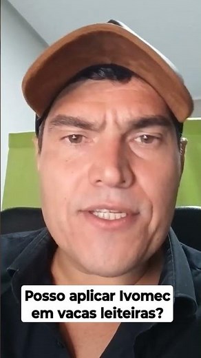 Posso aplicar ivomec em vacas de leite ?