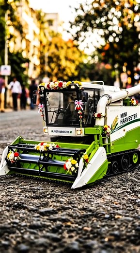 how to make harvester #automobile #experimnent #shortsfeed #craft #shorts