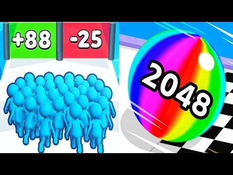 Count Run VS Ball Run 2048 -How to play the first levels - Android and iOS - ep1