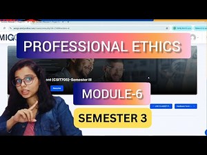 Module-6 Answer Key 🔥| Professional Ethics | Amity online MBA Sem3