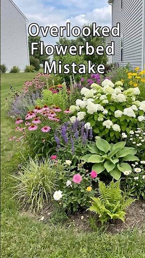 Flower Bed SECRET MISTAKE most people miss. #flowerbed #flowerbeds #gardening #spring #gardenideas