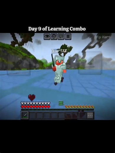 Trying JAVA Combos in MCPE... (Day 9) ⚔️ #shorts #mimecraft #comboes #viralshorts