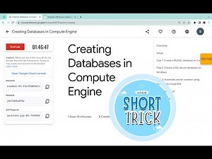 Creating Databases in Compute Engine || #qwiklabs || #googlecourses || [With Explanation🗣️]