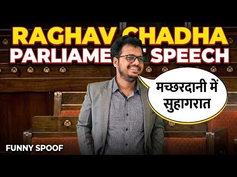 Raghav Chadha Parody: Most Hilarious Parliament Debate | Comedy Spoof