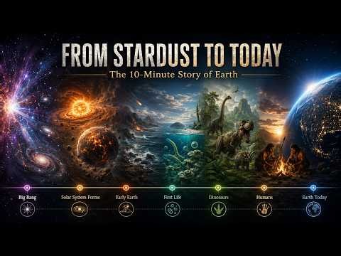 The Complete History of Earth in 10 Minutes | From Stardust to Today