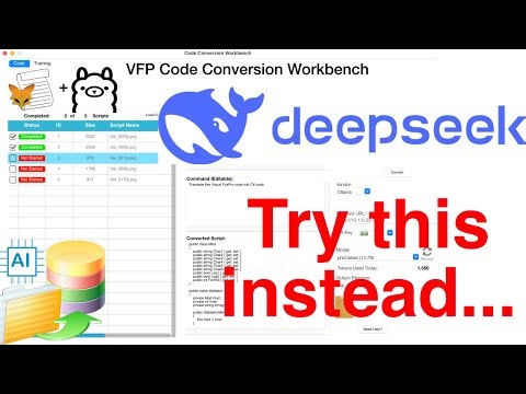 AI Code Conversion of FoxPro to C# Comparing DeepSeek R1, Microsoft phi4 and Qwen 2.5-Coder