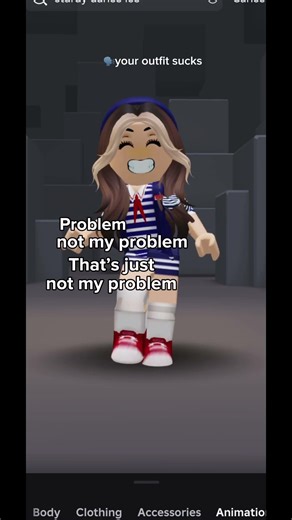 That’s just not my problem #roblox #fypシ #fyp #subscribetomychannel