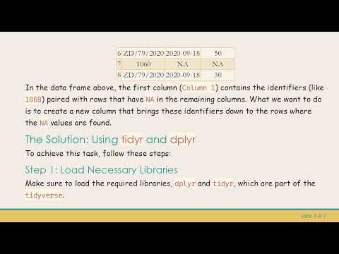 Converting Specific Rows to a New Column in R