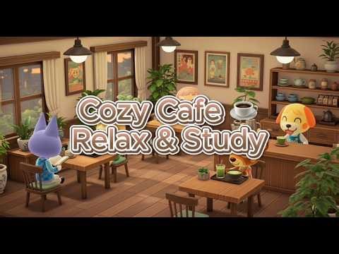 Cozy Animal Cafe ☕ Relaxing Jazz Music for Study, Work & Sleep | Cafe Ambience