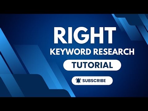 How to Choose the Right Keywords for SEO | Keyword Research Step by Step