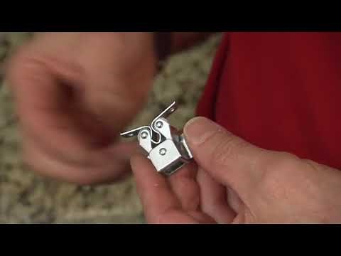 Cabinet Double Roller Door Catch Installation Guide