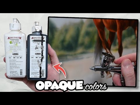 How I use OPAQUE COLORS in my paintings.