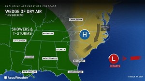 Drenching downpours will continue in much of, but not all of southeastern US