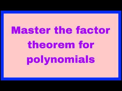 Master the factor theorem for polynomials#education,#maths