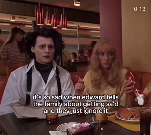 Everything you want to see🫠 on Instagram: "Edward Scissorhands (1990) A gentle, misunderstood man named Edward, who has scissors for hands, is taken in by a suburban family after living in isolation. As he tries to fit in, his uniqueness both enchants and frightens the community, leading to a bittersweet story about love, creativity, and being different. #movies #movie #film #cinema #films #hollywood #actor #love #s #art #cinematography #actress #netflix #moviescenes #music #filmmaking #horror"