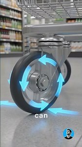 Why Shopping Cart Wheels Shakes Like Crazy 🛒 #shorts #shopping