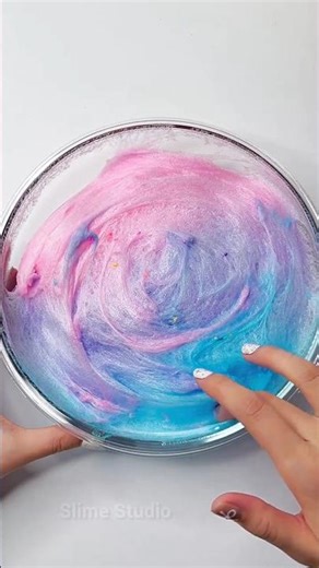 Foamy Slime Stretch & Bubble Pop🔥😍 So Satisfying! #slime #asmr #trending #viral