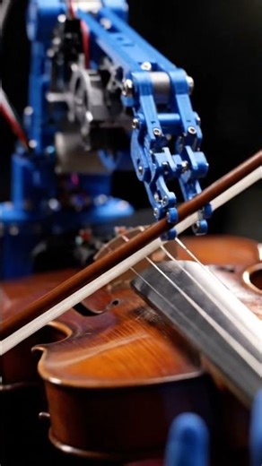 Strings of Innovation: 3D-Printed Robot Performs Violin #robot #violin #project #diycrafts