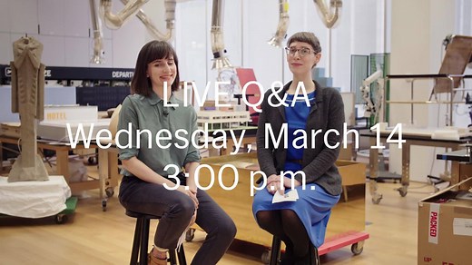 Curious about what goes on behind-the-scenes in MoMA’s Conservation Studio? Our conservators, Ellen and Diana, are answering your burning questions in a live Q&A this Wednesday. Leave your question in the comments below, and join them this Wednesday, March 14 at 3:00pm EDT on youtube.com/moma | MoMA The Museum of Modern Art