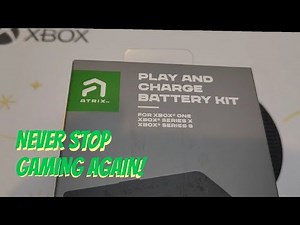 Never Stop Gaming Again: Atrix Play and Charge Battery Kit for Xbox One Series X and S