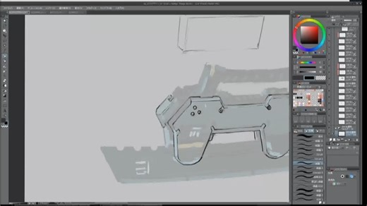 【绘画过程】neco日本画师csp绘画过程合集 厚涂板绘插画cg课游戏原画教程