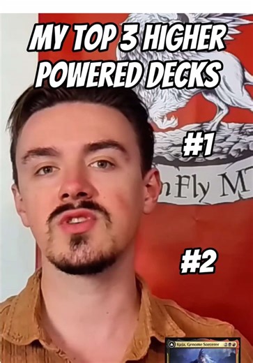 My Top 3 High-Powered MTG Commander Decks In My Bag Right Now!! #mtg #magicthegathering #mtgcards #mtgtiktok #commander