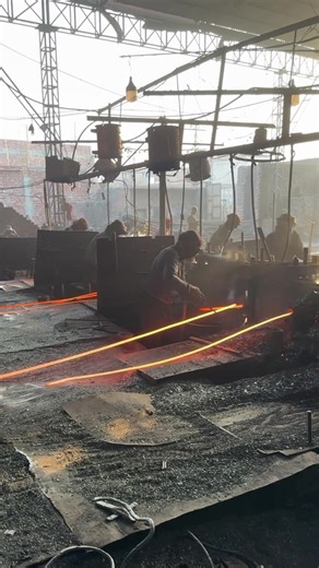 Recycling Scrap Steel into Rebar at Steel Rod Factory