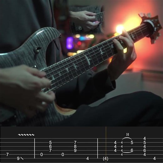 E Major Funk Tabs and Slowed Down