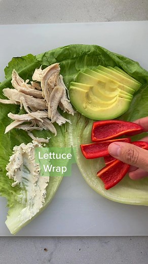 Delicious Lettuce Wrap Recipe with Garlic & Herb Cheese