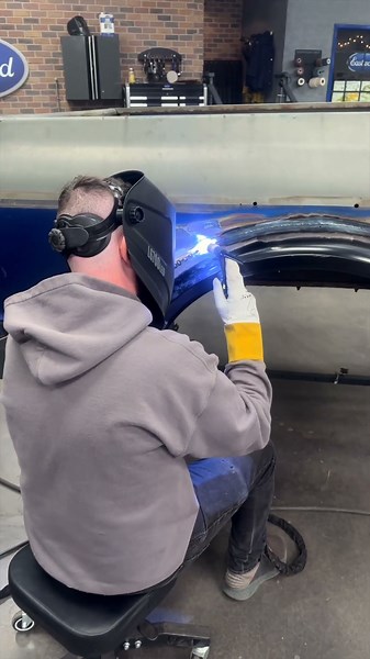 POV: TIG Welding ASMR Under the Hood with the Brightest Helmet Ever 👨‍🏭💥