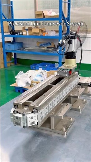 Factory Demo - Precision Link Conveyor System ±0.02 mm Precise Positioning