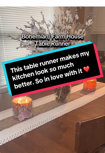 Bohemian Table Runner: A Perfect Touch for Your Kitchen